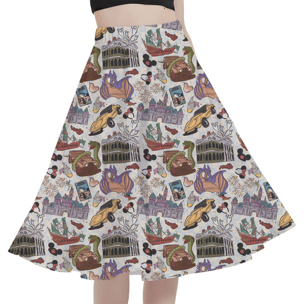 A-Line Pocket Skirt - West Coast Disneyland