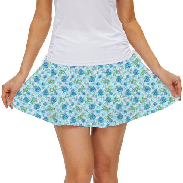 Women's Skort - Summer Fruits - Blueberry