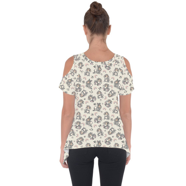 Cold Shoulder Tunic Top - Happy Thumper