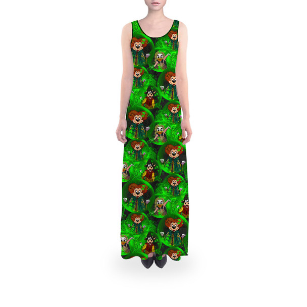 Flared Maxi Dress - Minnie & Friends as Hocus Pocus Witches