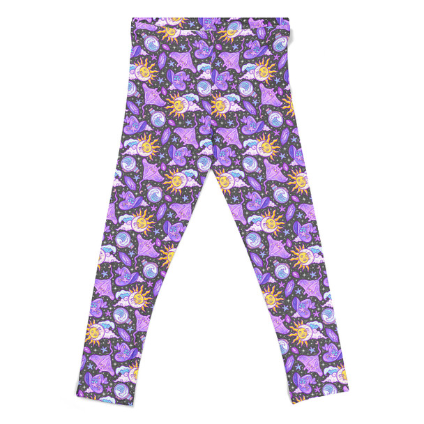 Girls' Leggings - Mystical Manta Rays