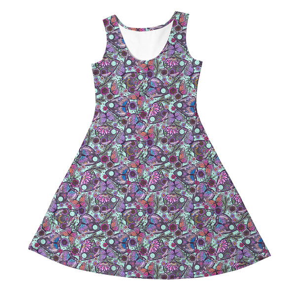 Girls Sleeveless Dress - Butterfly Planchettes