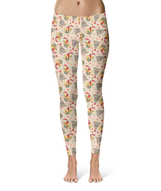 Sport Leggings - Christmas with Winnie The Pooh