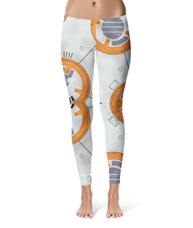 Little Blue Droid SW Space Wars R2D2 Inspired Leggings in Capri or