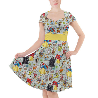 Lularoe Disney “Snow White And The Seven Dwarfs” Midi Dress