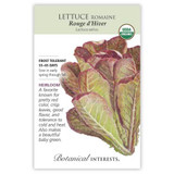 Rouge d'Hiver Romaine Lettuce Seeds Organic Heirloom