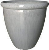 Glazed Ceramic Egg Planter Quarry - 13 inch