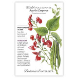 Scarlet Emperor Pole Runner Bean Seeds Heirloom