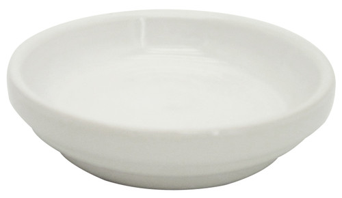 Glazed Ceramic Electric Saucer White - 4 inch