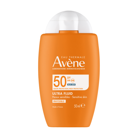 AVENE Protección solar - Pieles sensibles Ultra Fluido Invisible SP50+ 50ml