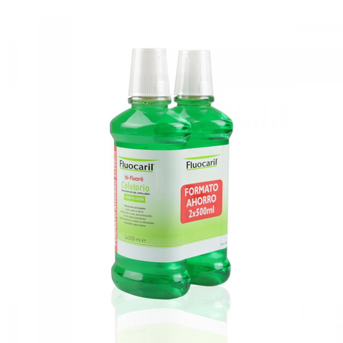 Fluocaril bi-fluore colutorio con fluor pack 2 UDS