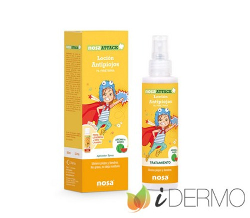 Nosa loción antipiojos 1% piretrina aroma sandía