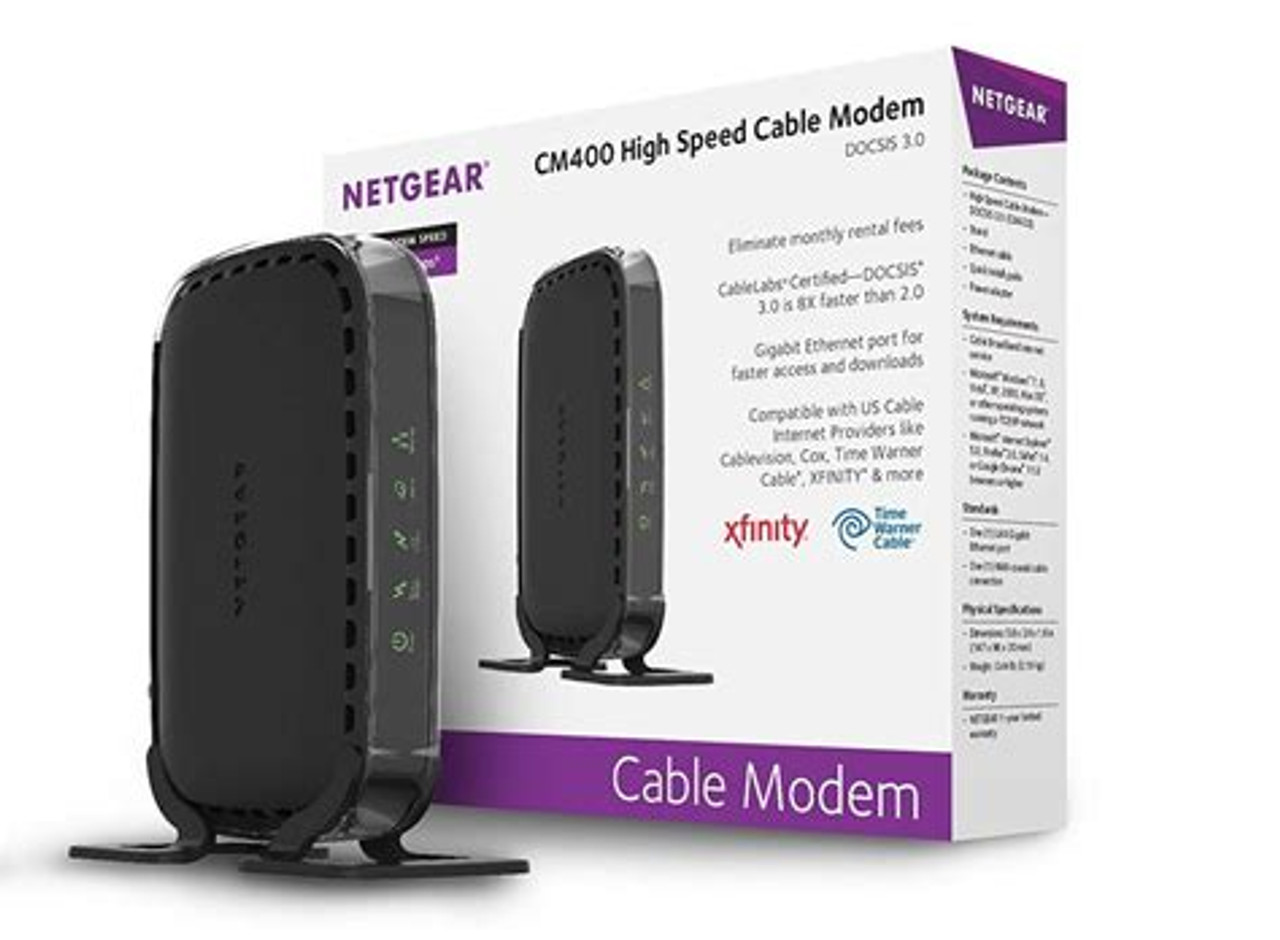 Time Warner Netgear CM400 Comcast