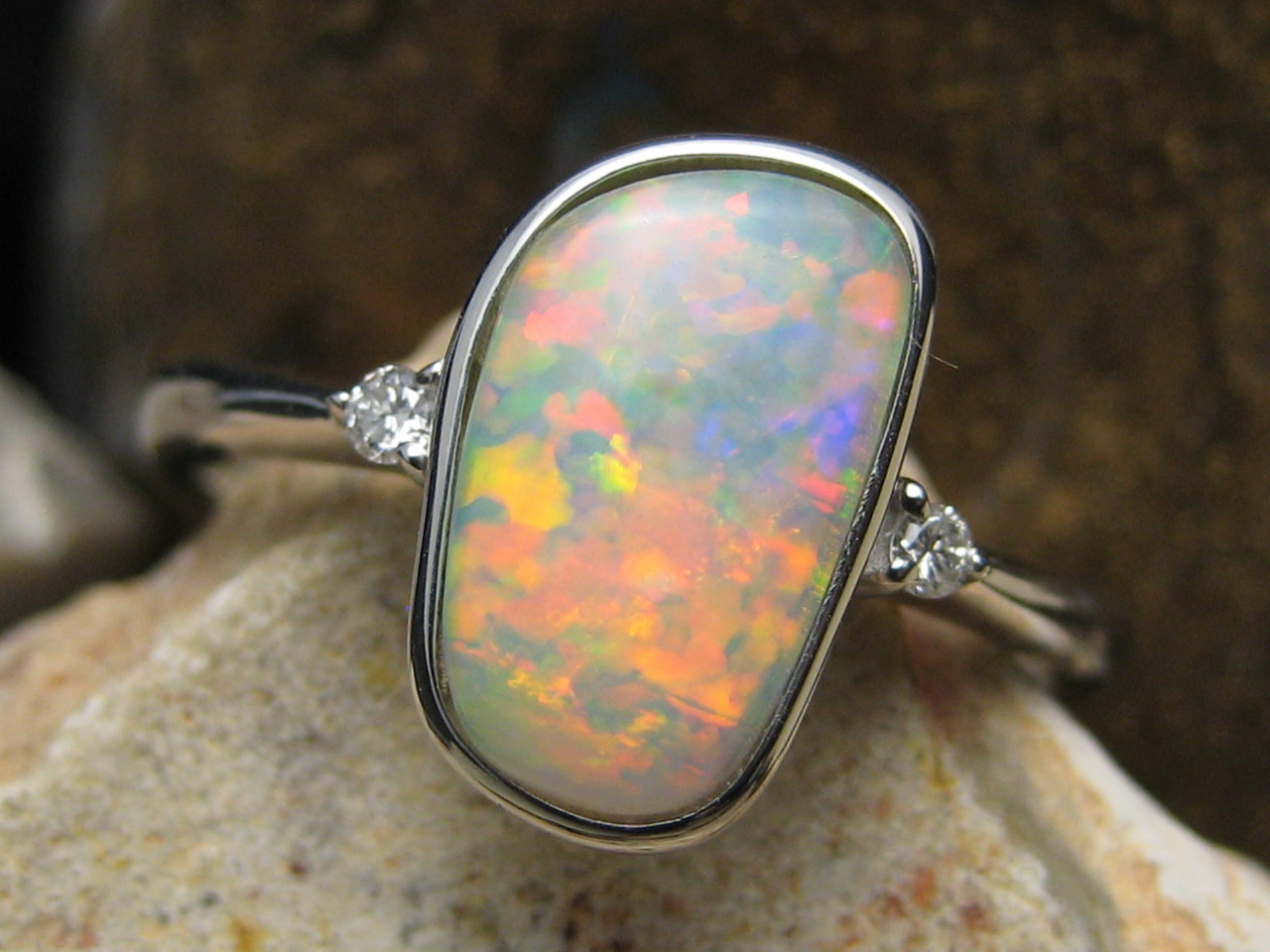 Mystic Crystal Opal Ring