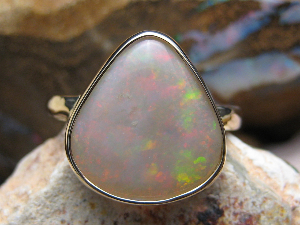 Carnegie Crystal Opal Ring