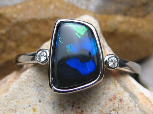 black opal ring