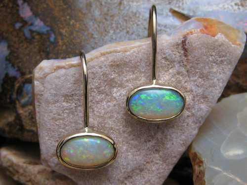 opal earrings