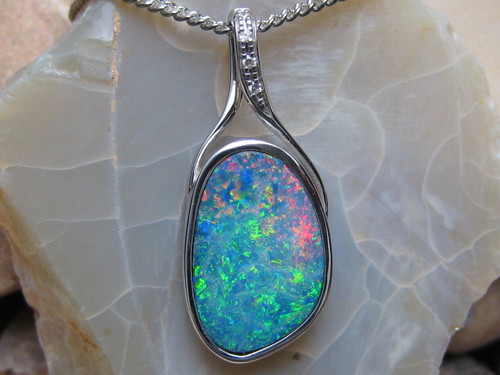 opal doublet pendant