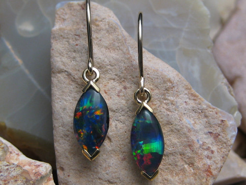 opal earrings