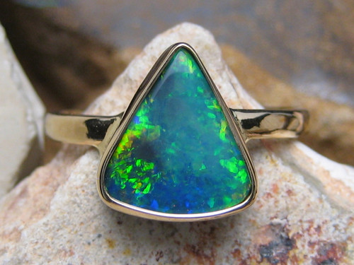 black opal ring