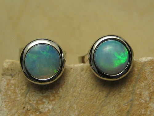 little opal earrings