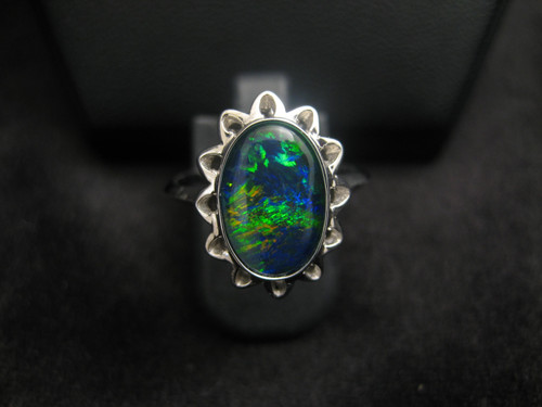 Opal Triplet Ring
