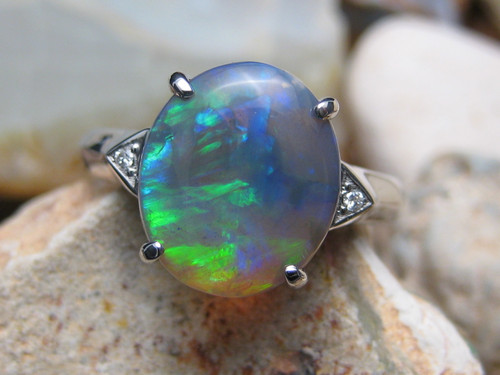 dark crystal opal ring