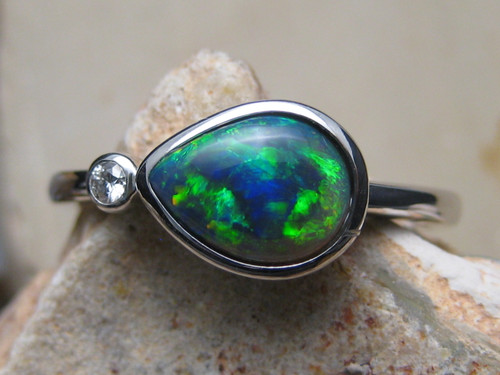 black opal ring