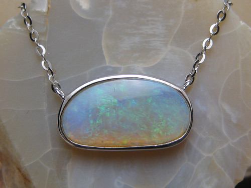 crystal opal necklace