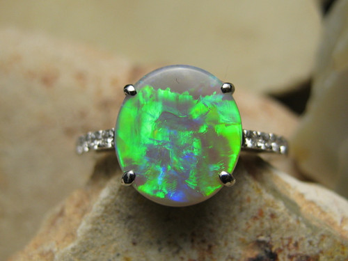 black opal ring