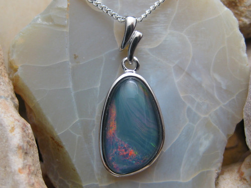 opal triplet pendant