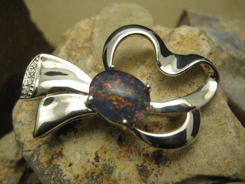 opal brooch