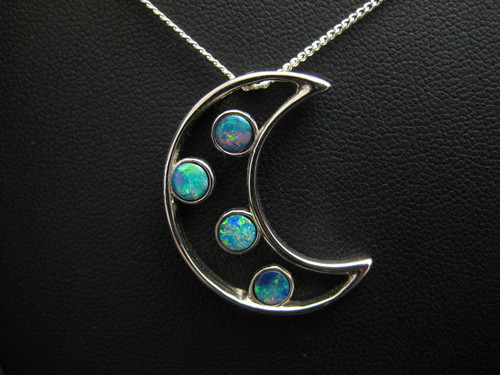 moon opal doublet pndant