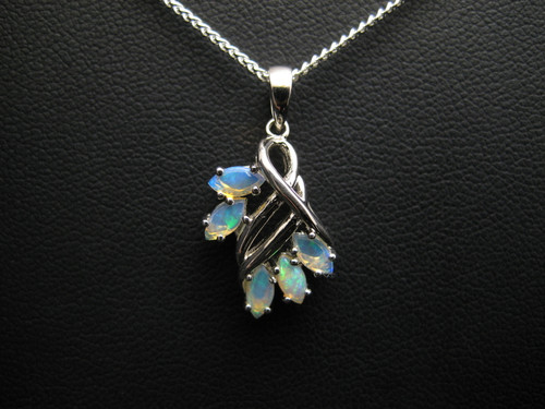 crystal opal pendant