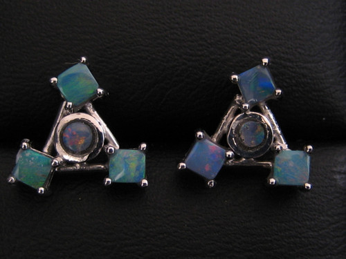 opal doublet earrings