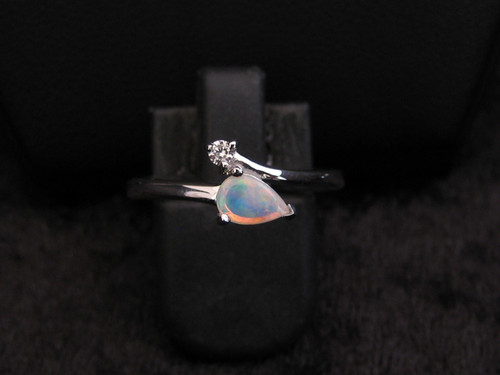 Crystal Opal Ring