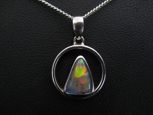 Boulder opal pendant