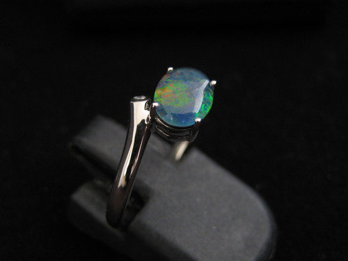 Opal triple ring