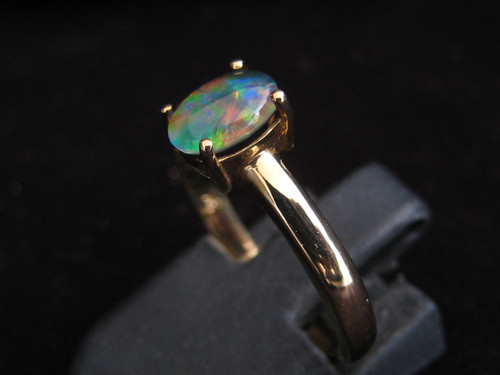 opal triplet ring