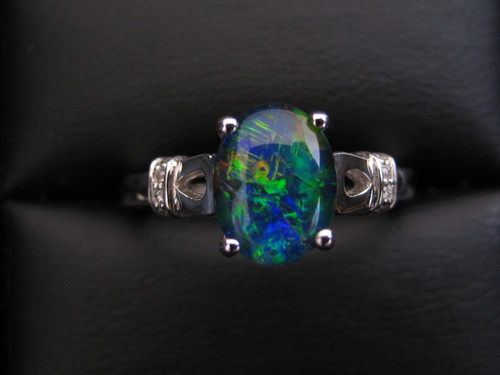 opal triplet ring