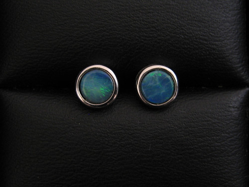 opal doublet earrings