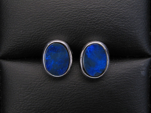 opal doublet earrings