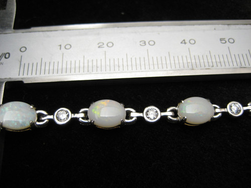 White opal bracelet