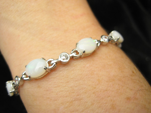 White opal bracelet
