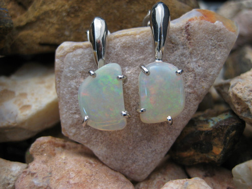 Crystal opal earrings