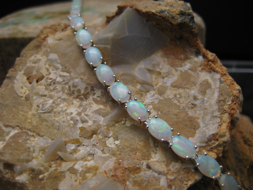 Crystal opal bracelet