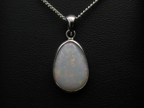 White opal pendant