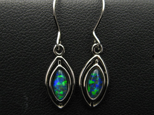 opal triplet earrings