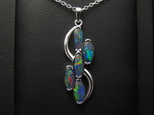 Opal triplet pendant