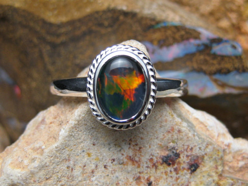 opal triplet ring